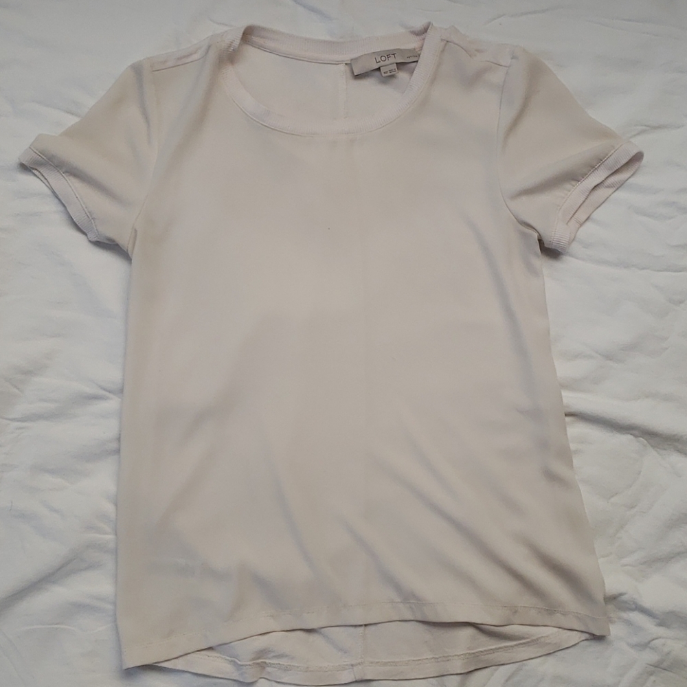 Cream t shirt
